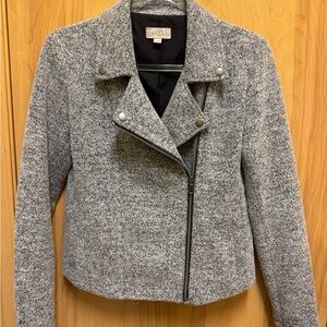 LOFT Gray Textured Women's Blazer